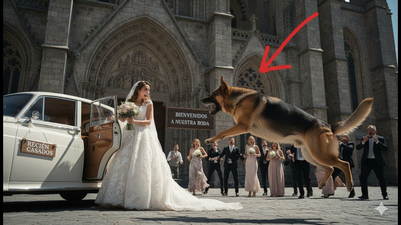 El perro le arrancó el vestido y reveló su secreto