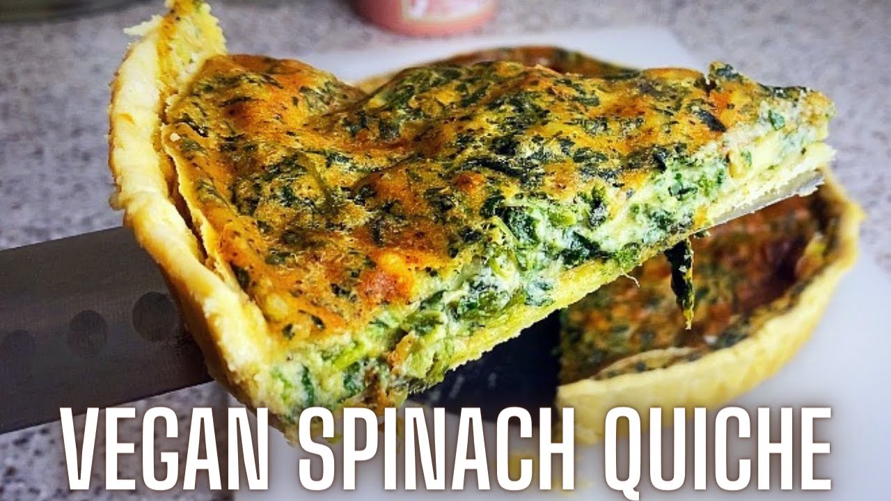 VEGAN SPINACH QUICHE | Katie Makes It Vegan