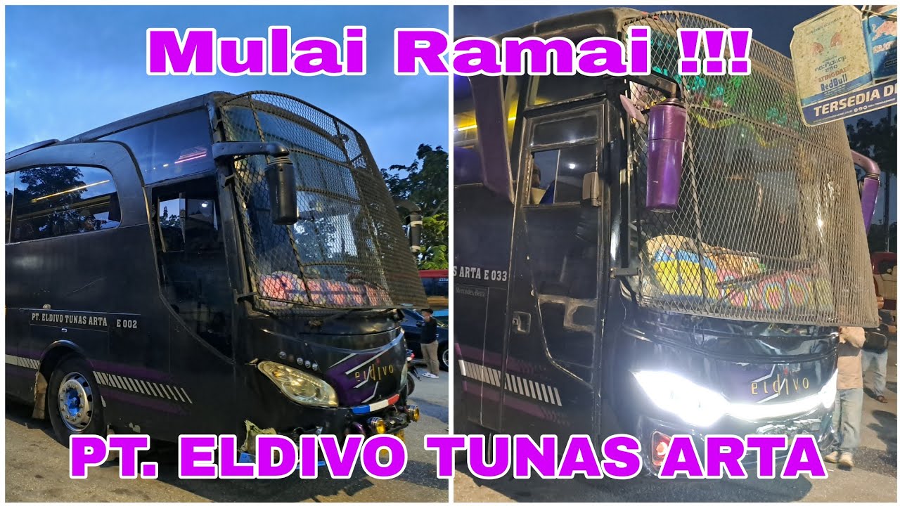 Penumpang Sudah Mulai Tampak Ramai Dijam Keberangkatan Bus Eldivo Menuju P. Siantar, Full Seat.