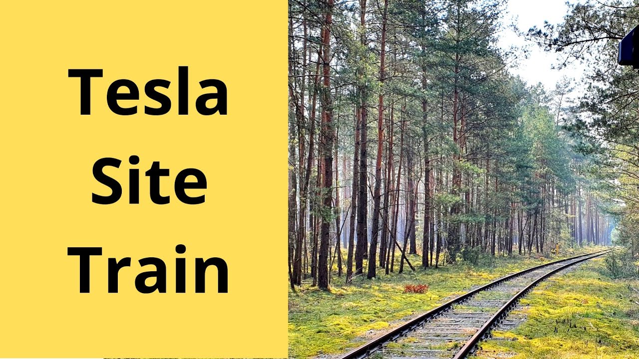 The Train That Cuts Into Tesla Giga Berlin and Its Unusual Operator