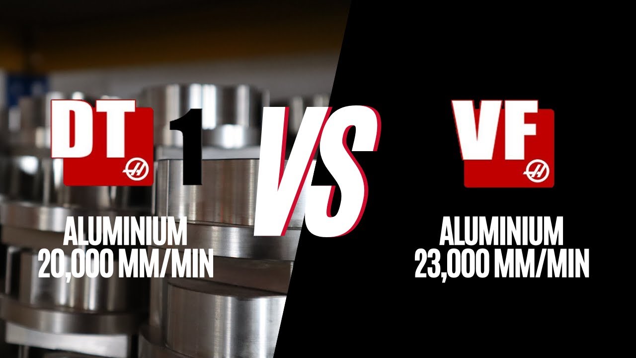 Haas DT-1 VS VF-2-SS Machining Comparison. Which is FASTER ?