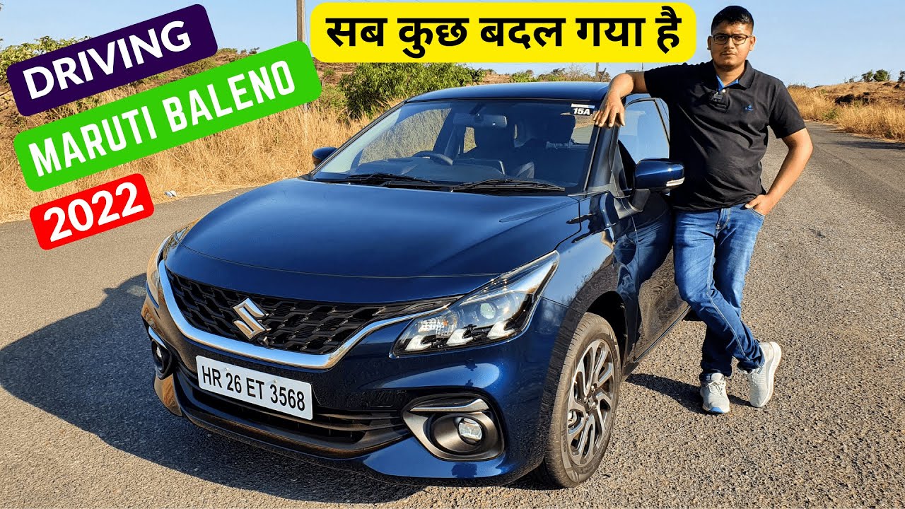 New Maruti Suzuki Baleno Facelift 2022 Drive Review - Comfort, Handling, Pickup, Braking Experience