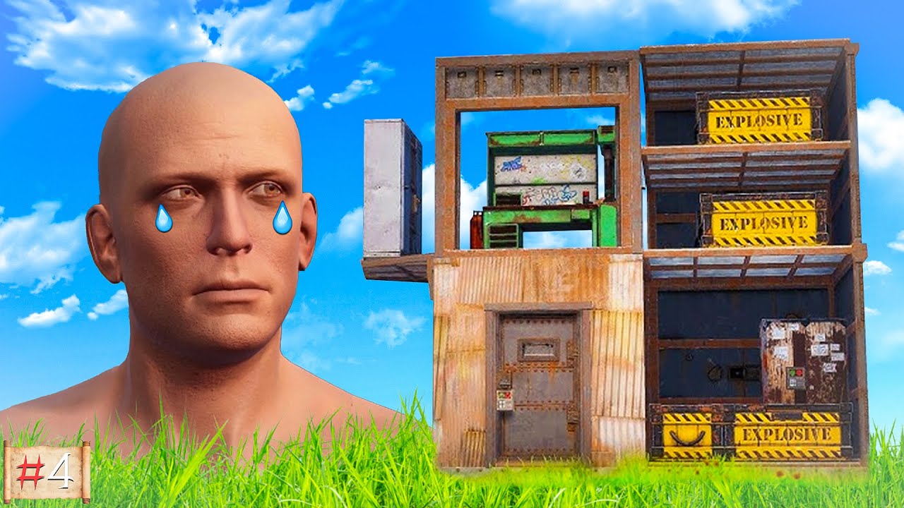 Am FOST Raidat a 5-a OARA in 4 ZILE pe Vanilla Rust...