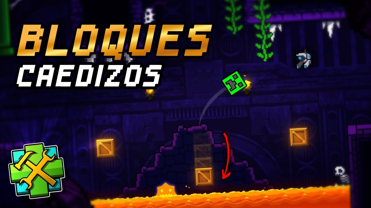 Cómo crear Bloques Caedizos - Falling Blocks (TUTORIAL) // Geometry Dash [2.2] Ep.38
