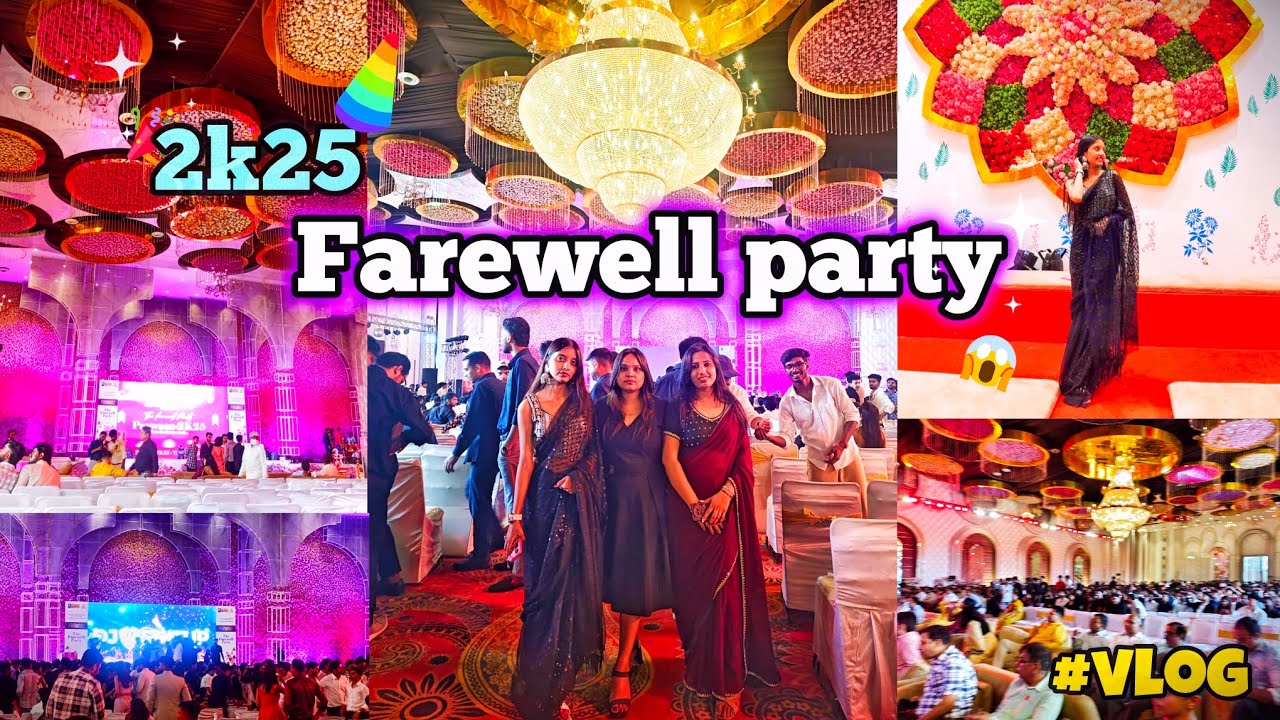 2k25 Seniors Farewell Party 🎉Vlog |GNIOT|