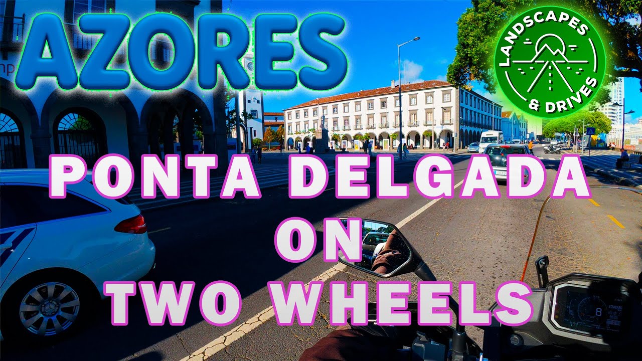 Epic Motorbike Ride Through Ponta Delgada | Azores Streets 4K - #xl750