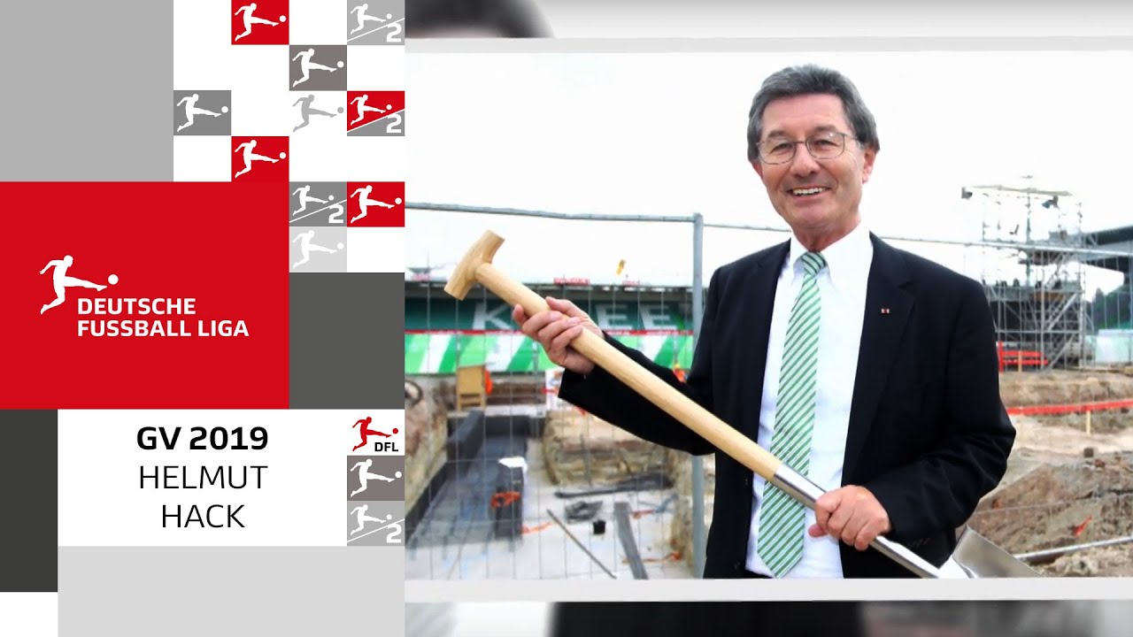 Ehrung Helmut Hack - Generalversammlung 2019