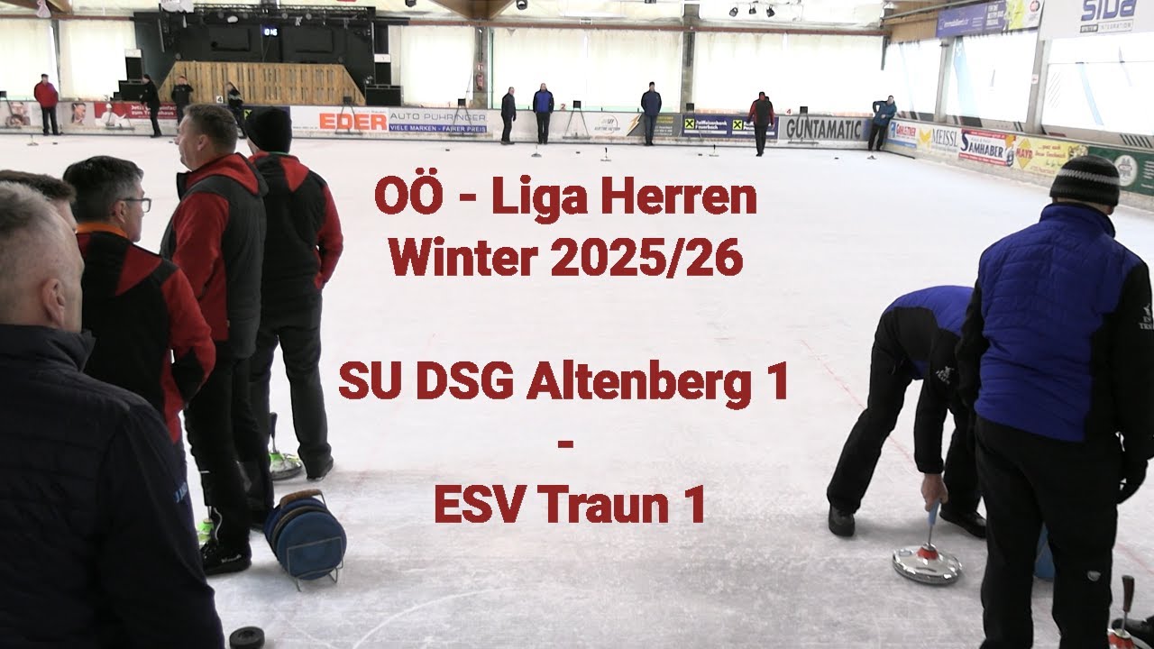 Stocksport O&Ouml;-Liga Herren Winter 2025/2026 SU DSG Altenberg 1 - ESV Traun 1