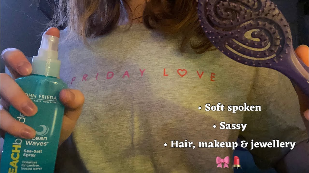 ASMR Getting You Ready For a Night Out 🪩🎀💄 (Soft Spoken Roleplay)