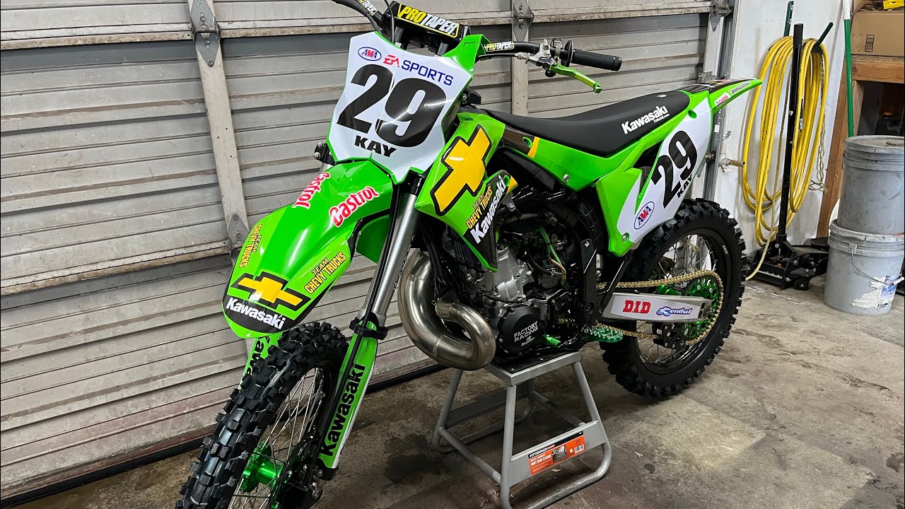 2001 KX250 (295cc big bore kit) walk around