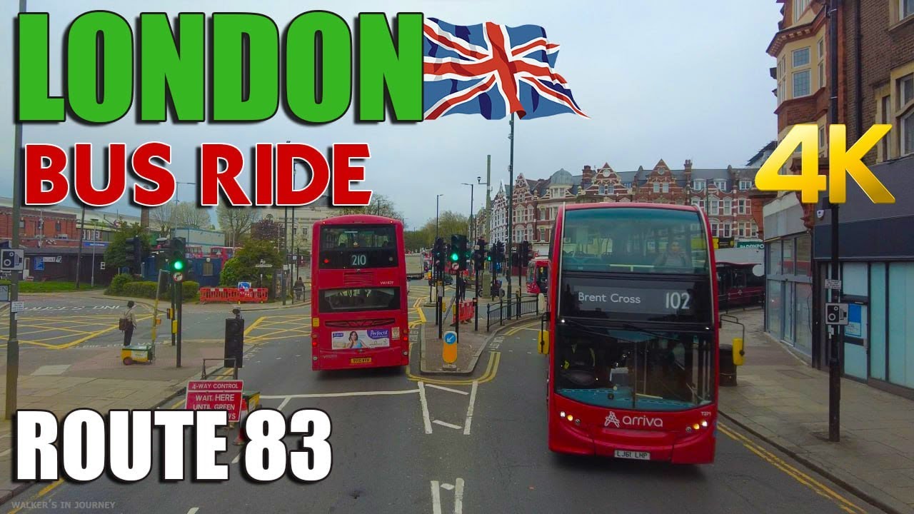 🚌London Edgware Road To Golders Green Bus Ride Route 83