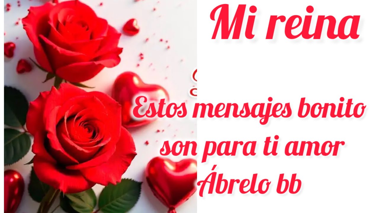 Lindos mensajes de amor para ti amor 💝te los dedico con mucho amor abrelo   