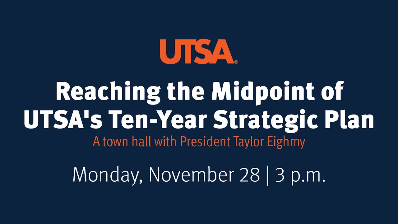 A town hall with President Taylor Eighmy