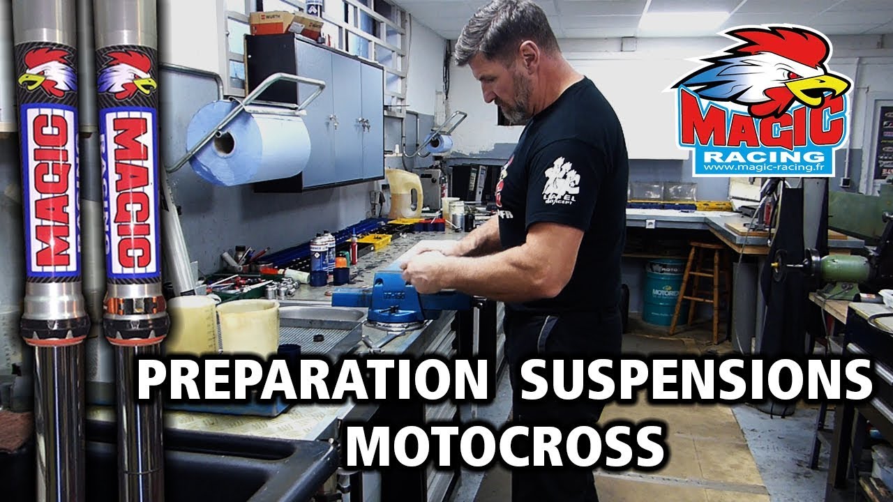 PREPARATION DE NOS SUSPENSIONS CHEZ MAGIC RACING !