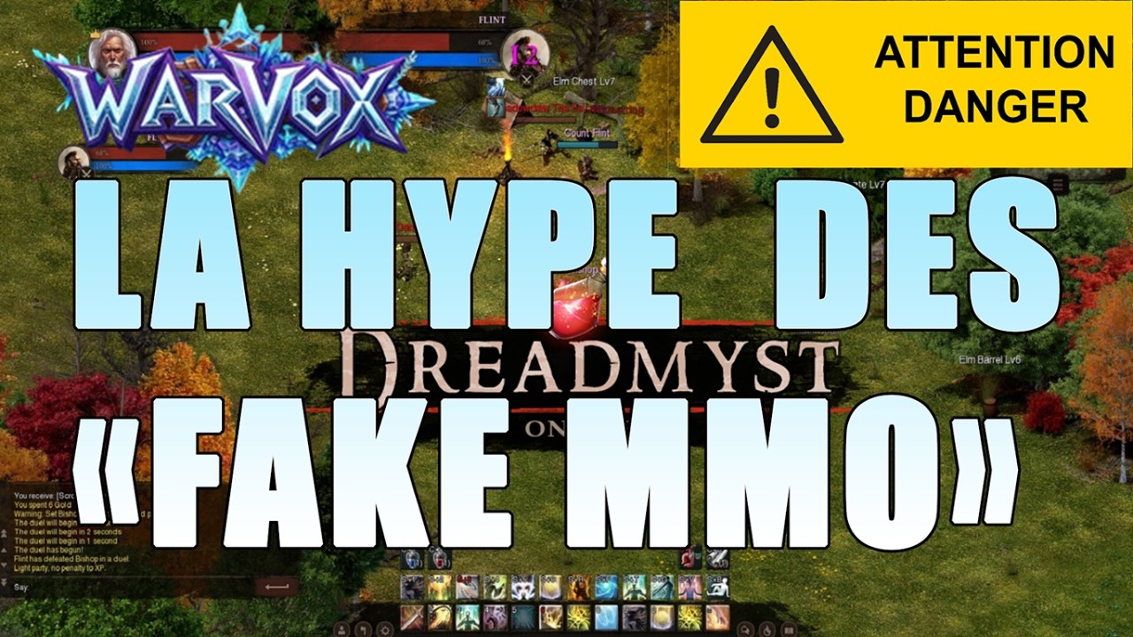 Vol de données et d'assets : ces MMORPG louches ! Exemples de DREADMYST et WARVOX