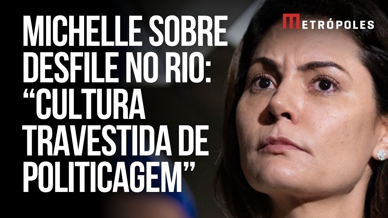 Michelle critica desfile com latas na Sapucaí: “Fé exposta a escárnio”