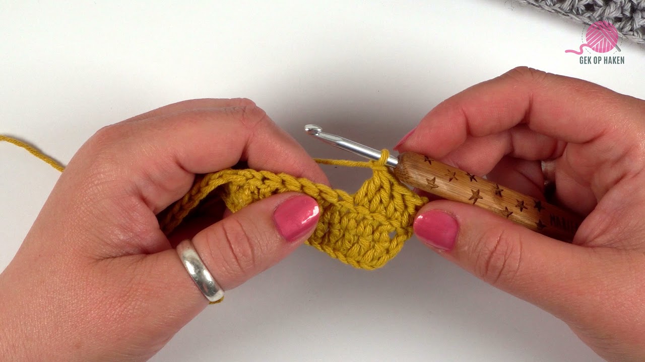 Twee Stokjes Samenhaken - tutorial Haaktechniek | Gek op Haken