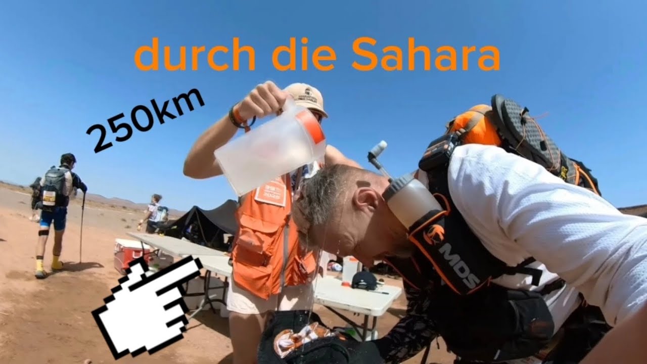 250 km durch die Sahara! Das härteste Rennen der Welt! Marathon des Sables Wüstenlauf. 