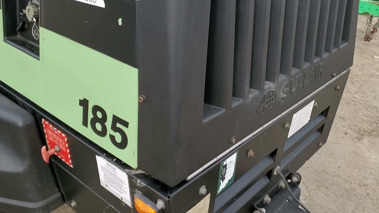 2017 SULLAIR 185 CFM AIR COMPRESSOR