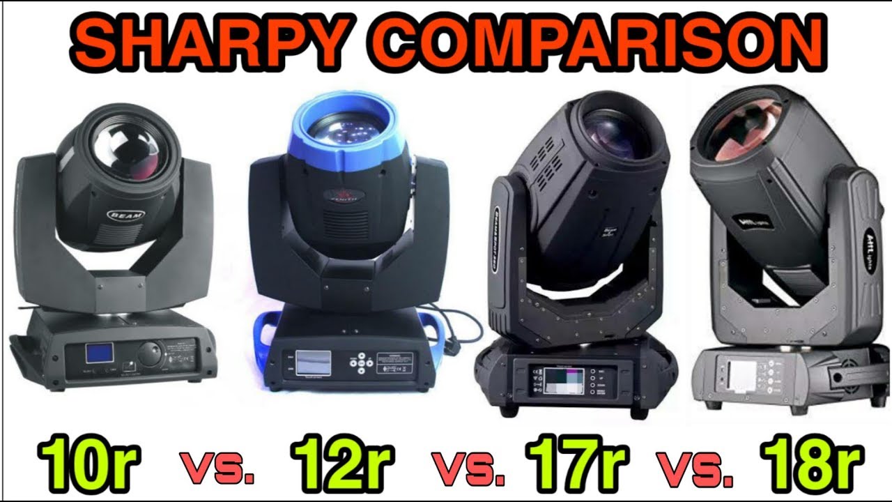 10r 12r 15r 18r - Best Sharpy & Beam Lights Comparison