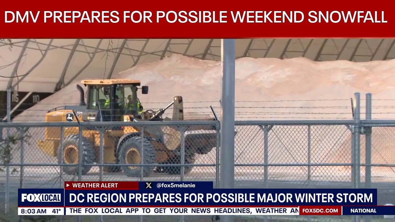 Winter Storm Watch: DMV prepares for possible weekend snowfall