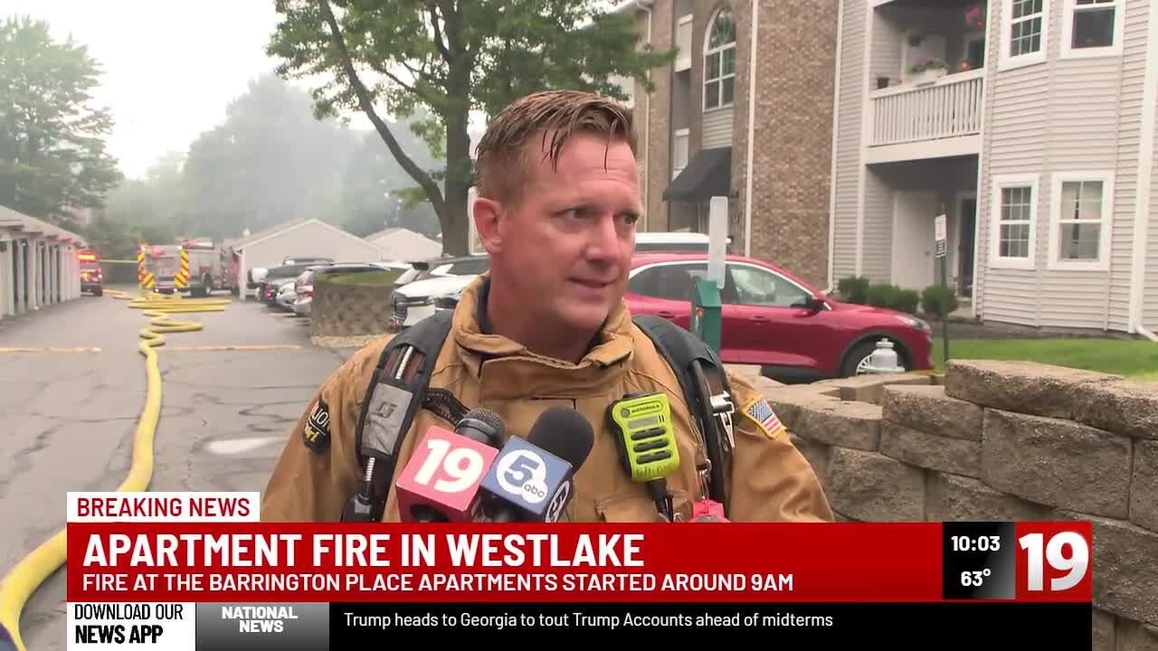 Westlake Fire Department shares update after large apartment fire