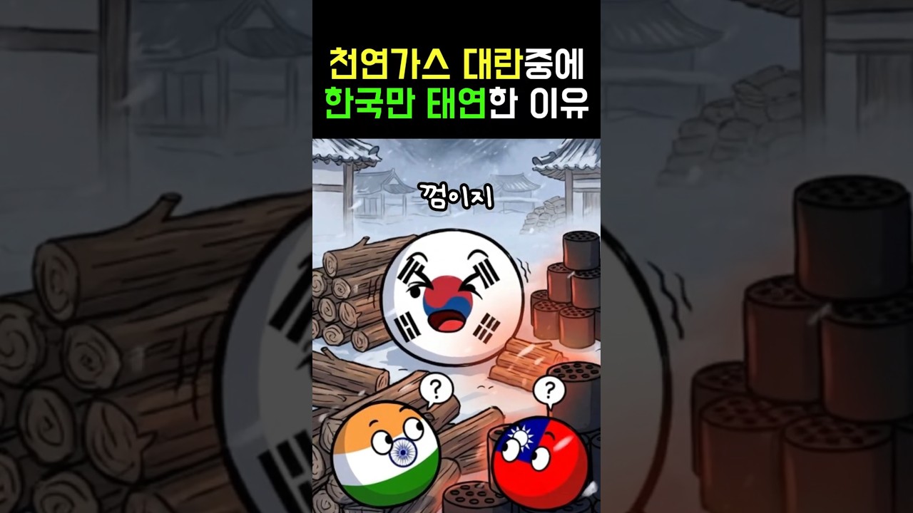 천연가스 대란중에 한국만 태연한 이유
