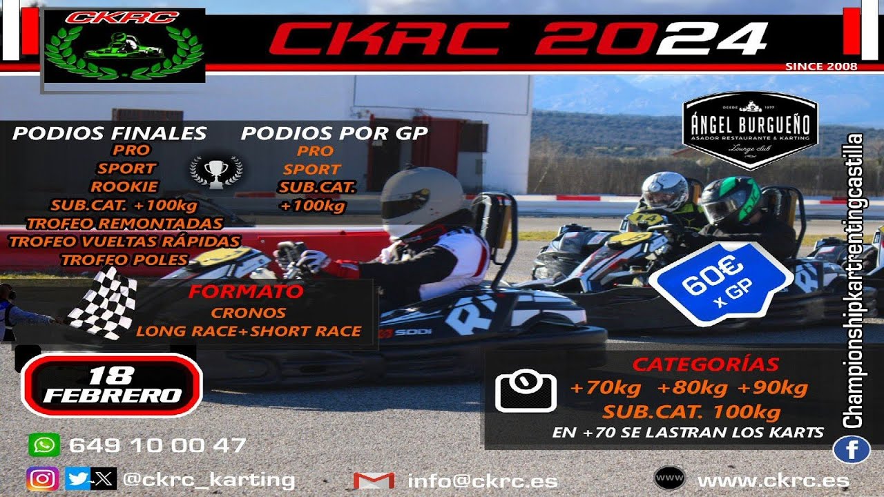 CKRC 2024- GP02- Karting Burgueño- +80 Carrera 2 (Corta)- 18-01-2024