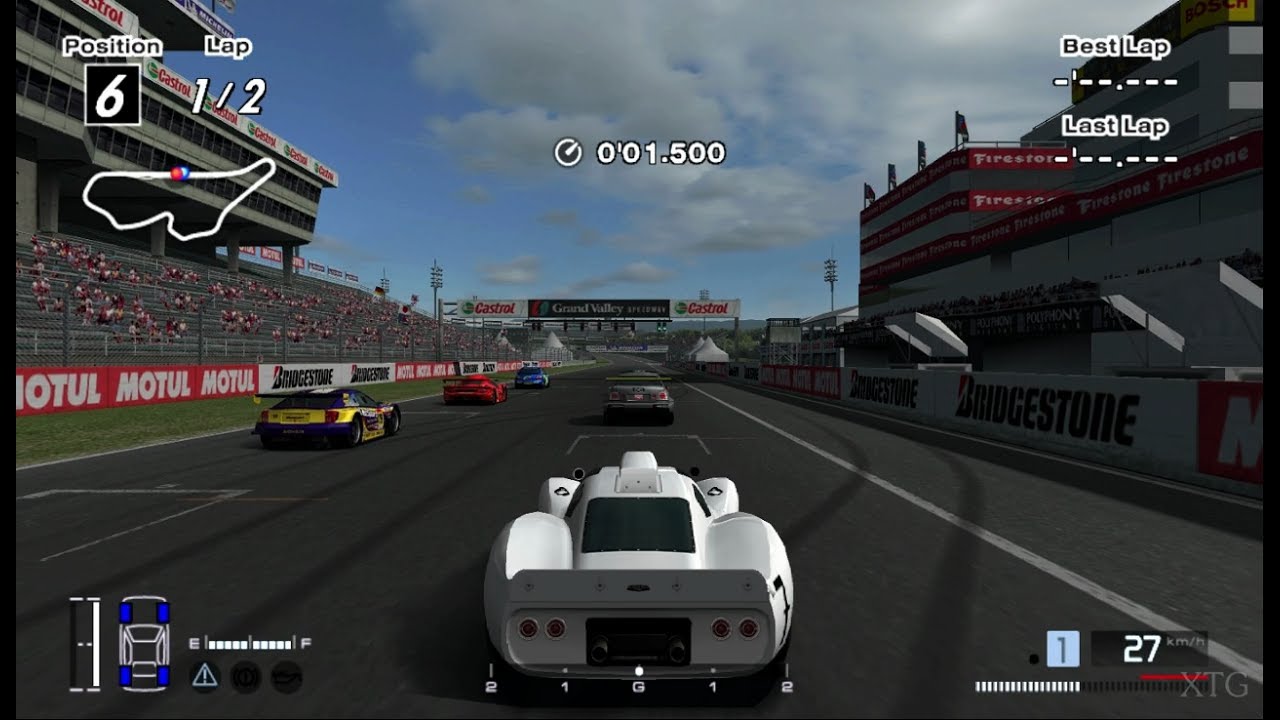 [#916] Gran Turismo 4 - Chaparral 2D Race Car '67 Hybrid PS2 Gameplay HD