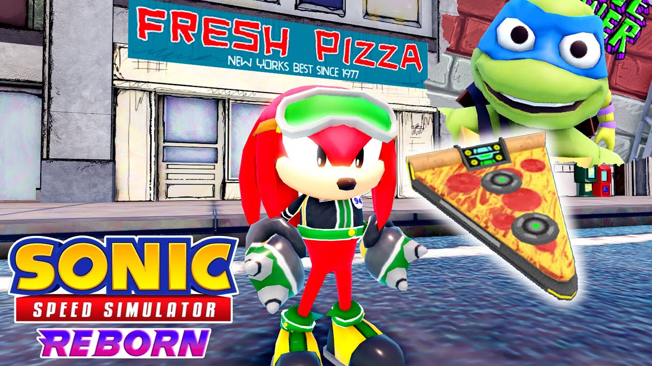 SONIC & TMNT CROSSOVER IN SONIC SPEED SIMULATOR