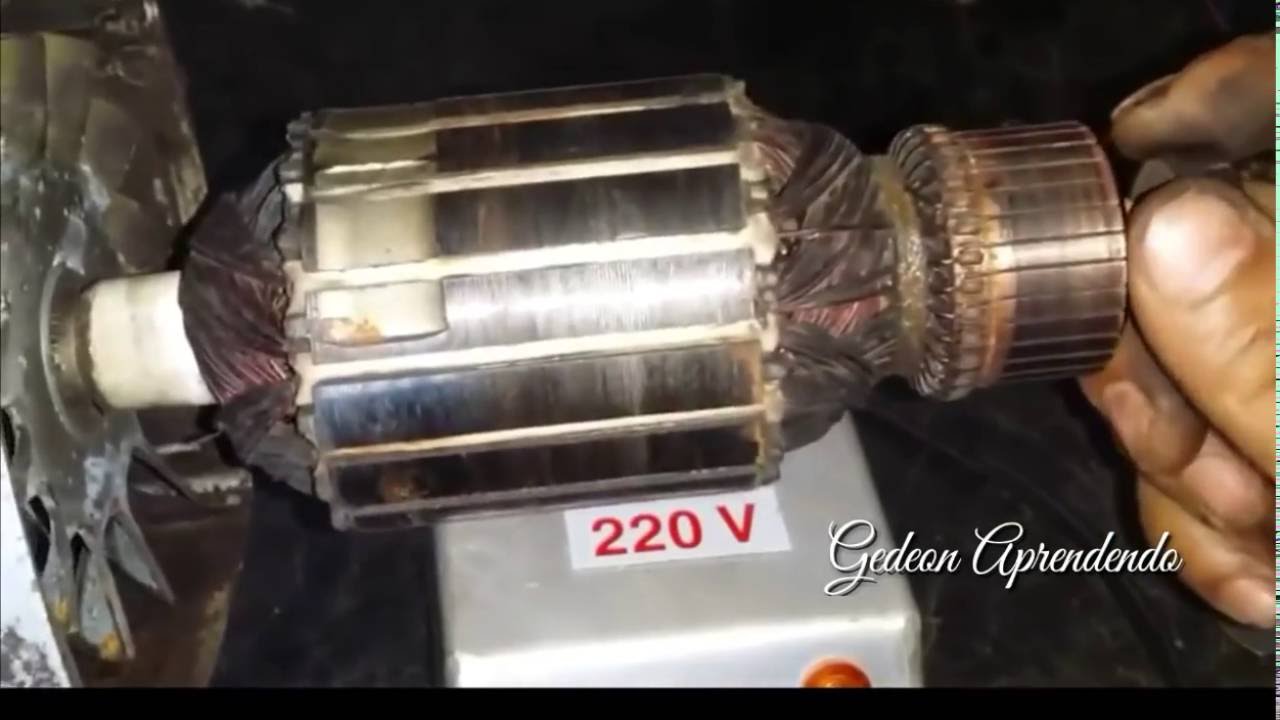 Aprendendo testa induzido de lixadeira