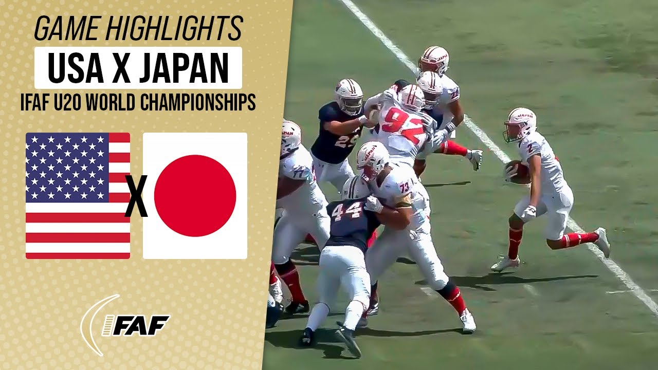 USA FOOTBALL X JAPAN | IFAF U20 WORLD CHAMPIONSHIPS SEMIFINAL | Game Highlights