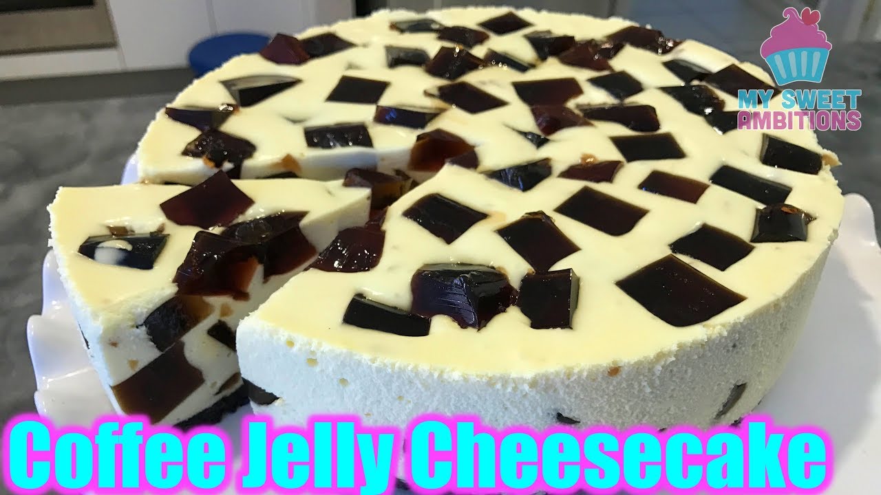 Coffee Jelly Cheesecake - mysweetambitions