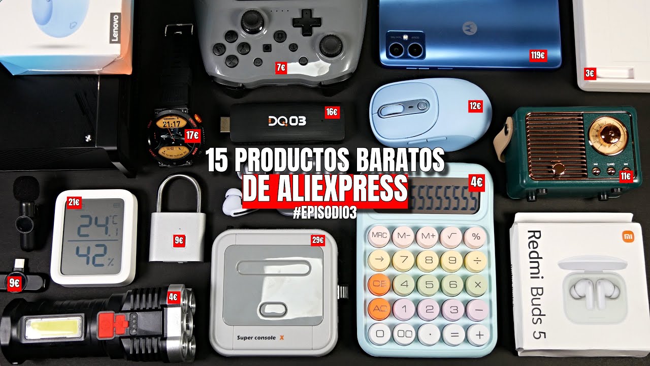 15 productos baratos de ALIEXPRESS 💥 5€, 10€, o 20€ ¡Casi REGALADOS! #Episodio3
