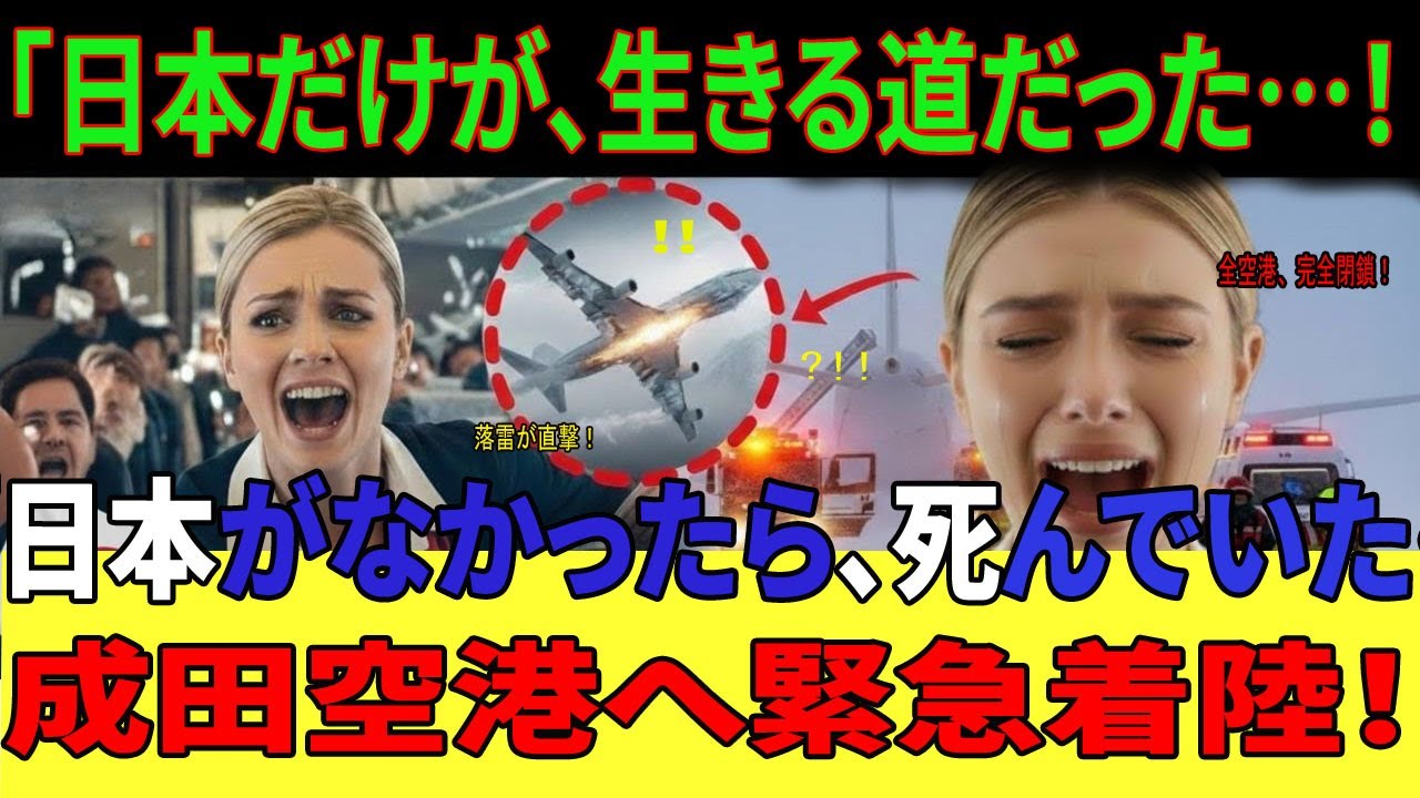 【海外の反応】「日本がなかったら…私たちは死んでいた」落雷で墜落寸前のポーランド人CAを救った奇跡の救出劇。彼女が語った日本の神対応に涙が止まらない。