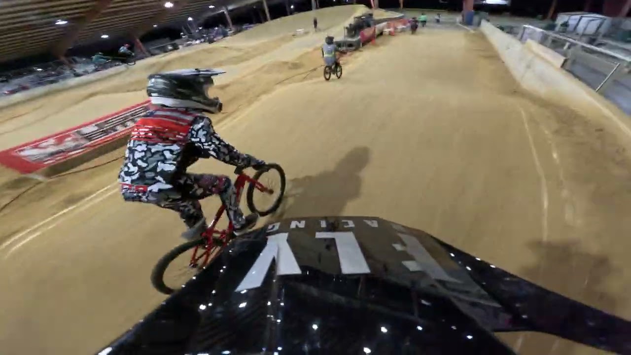 Mad Maddie on one of her first ever laps on a BMX track! Way back when...