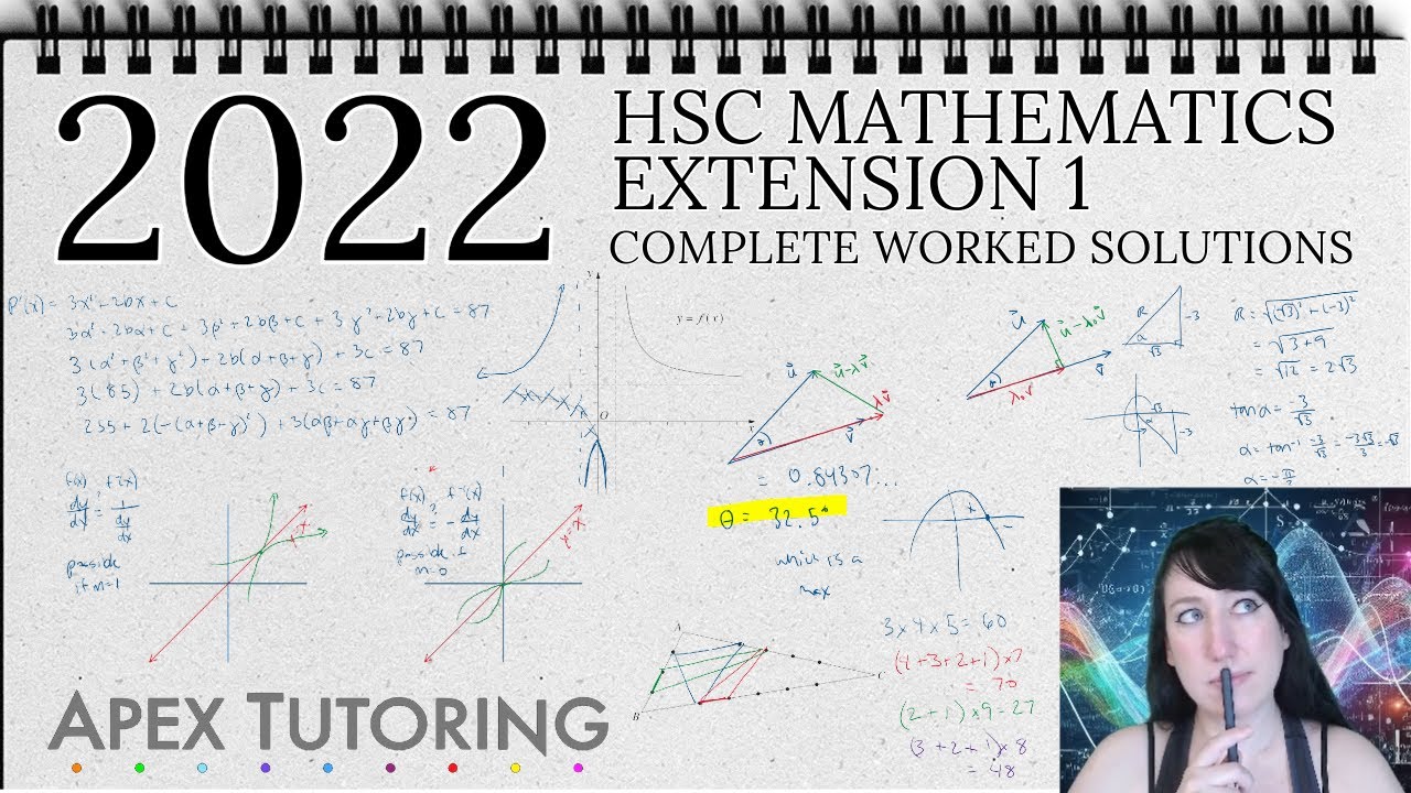 2022 HSC Mathematics Extension 1 Worked Solutions