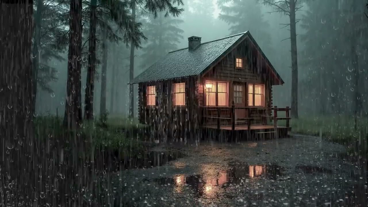 Dark Screen Rain Sounds | Black Screen Sleep