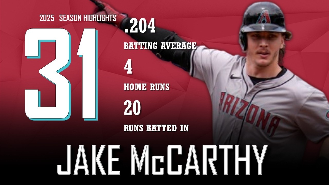 Jake McCarthy || 2025 Arizona Diamondbacks Highlights