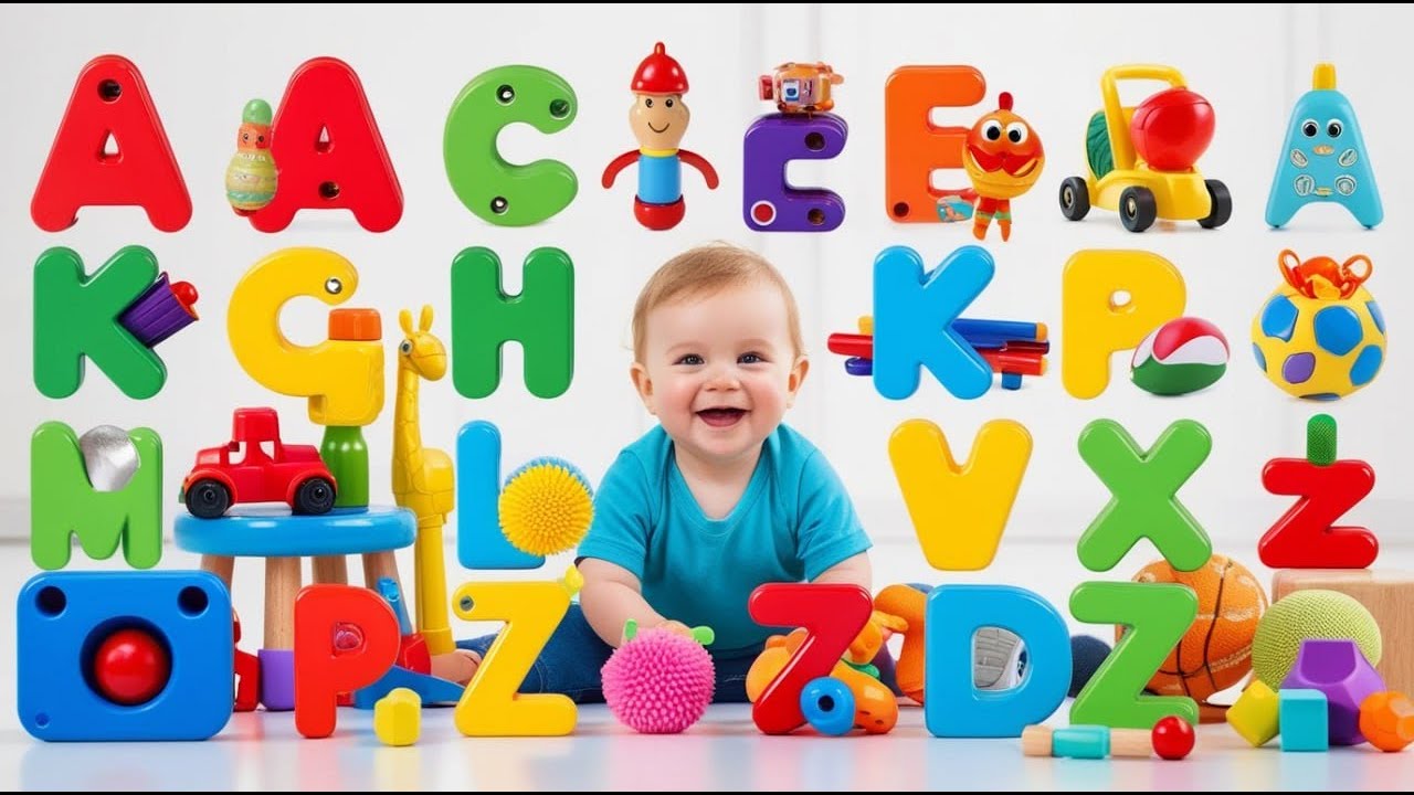 fast leaning Phonics Sounds with Real Toys (A–Z) for toddlers