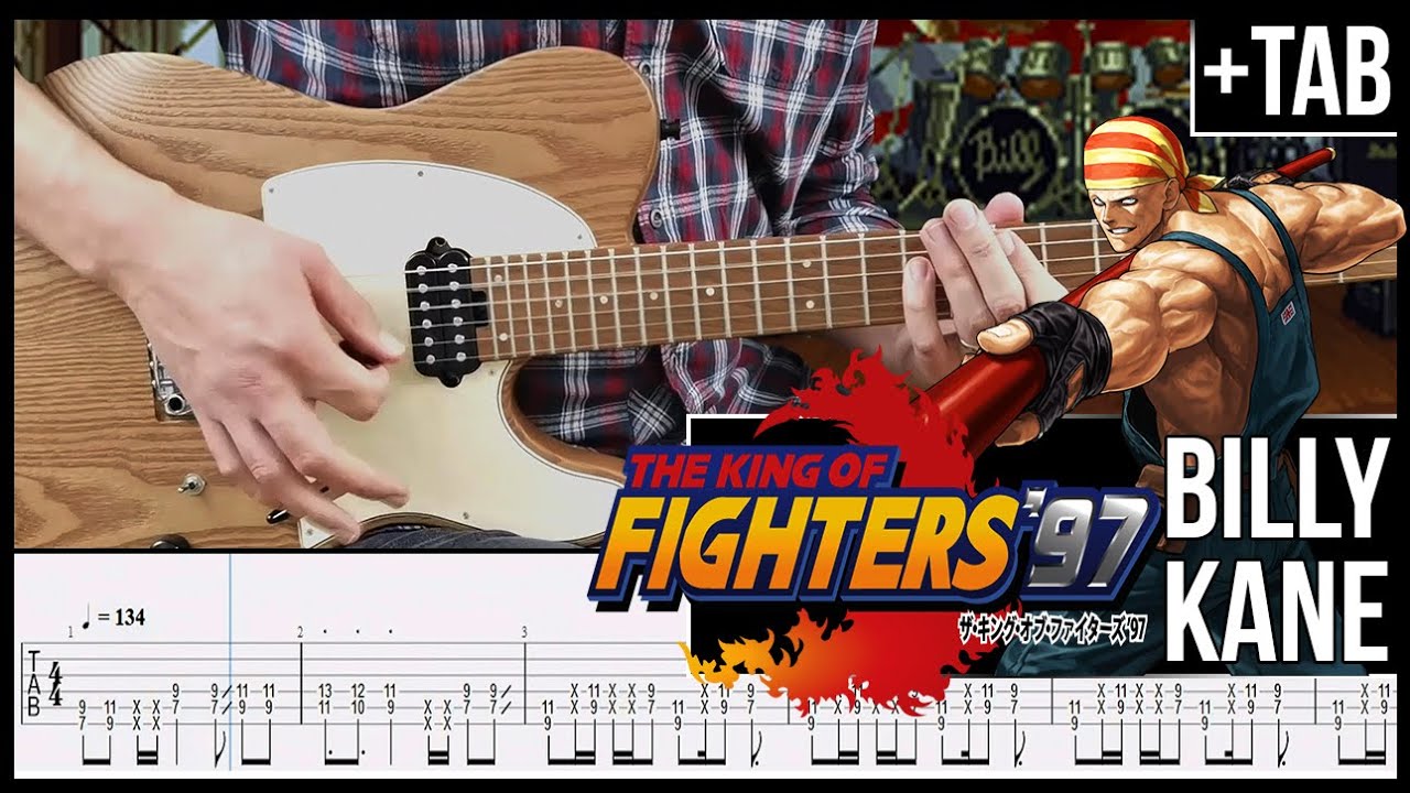 BILLY KANE'S THEME from KOF '97 - Guitar TAB Tutorial
