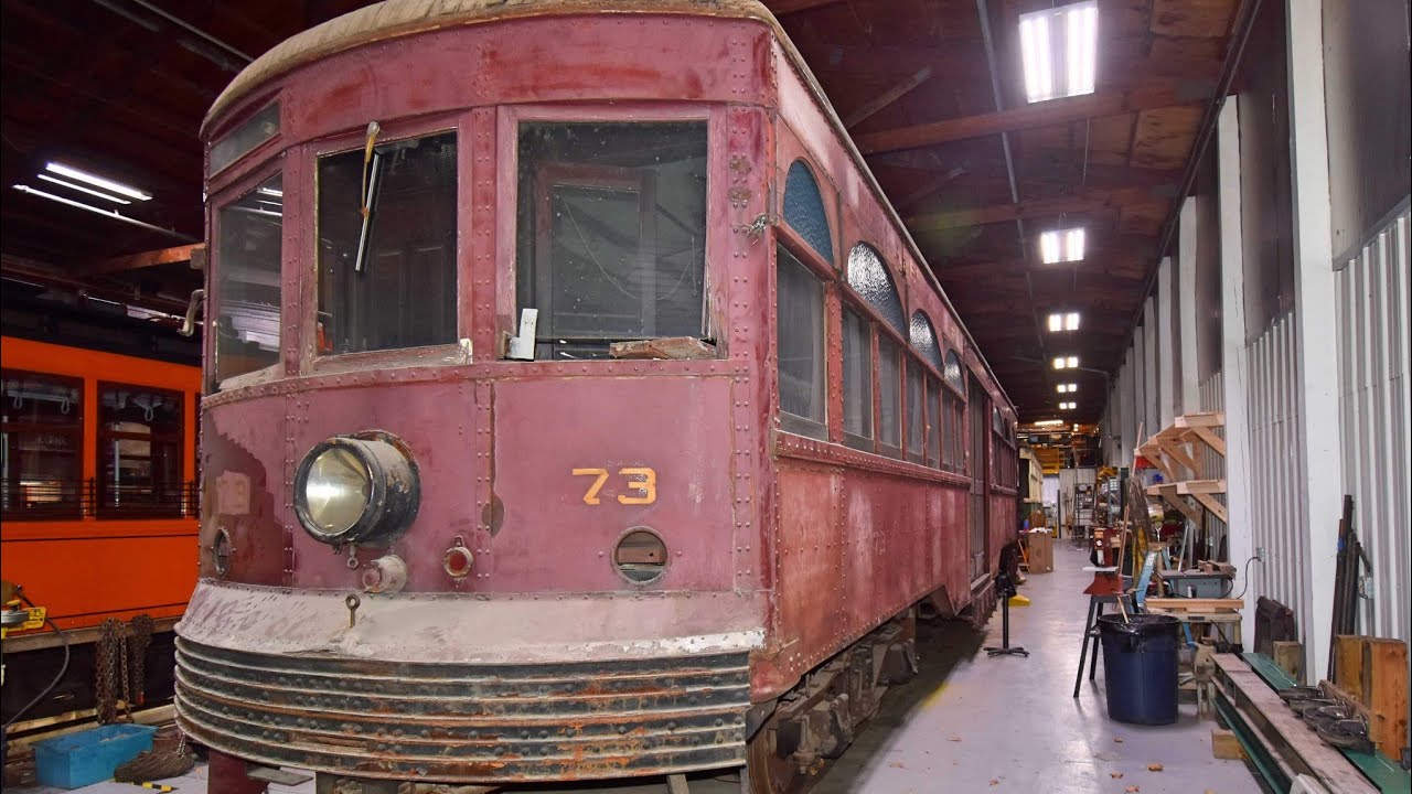 Pennsylvania Trolley Museum - Red Arrow #73 Restoration