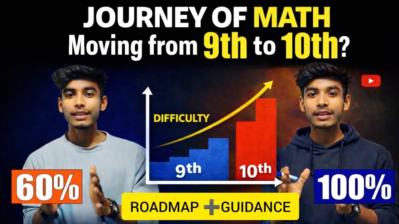 Class 10 Maths Roadmap | Class 9 se 10th me aane wale students ke liye complete guidance | 