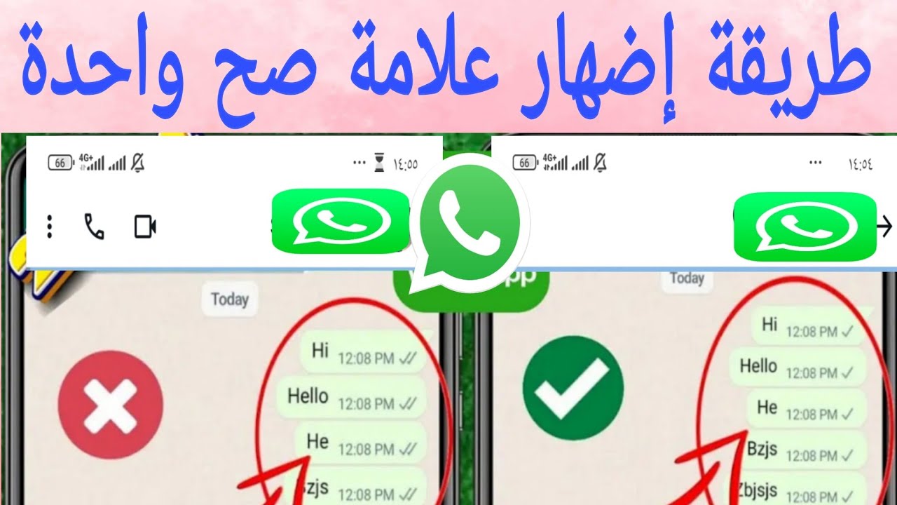 طريقة اخفاء علامة الصح الزرقاء في الواتس اب | ايقاف | تشغيل مؤشر قراءة الرسائل واتساب 2025