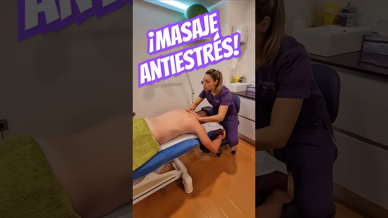 💆‍♂️ Masaje ANTIESTRÉS ‼️ Técnica ideal para LIBERAR TENSIÓN RÁPIDAMENTE 😴 