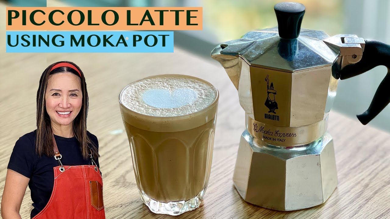 HOW TO MAKE PICCOLO LATTE USING MOKA POT: FEATURING 1-CUP MOKA POT