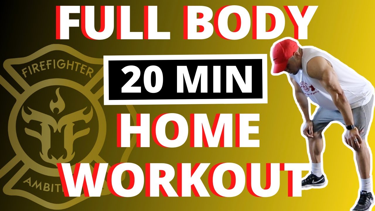 20 min full body home workout #1 (no equipment, bodyweight ONLY) - Follow Along