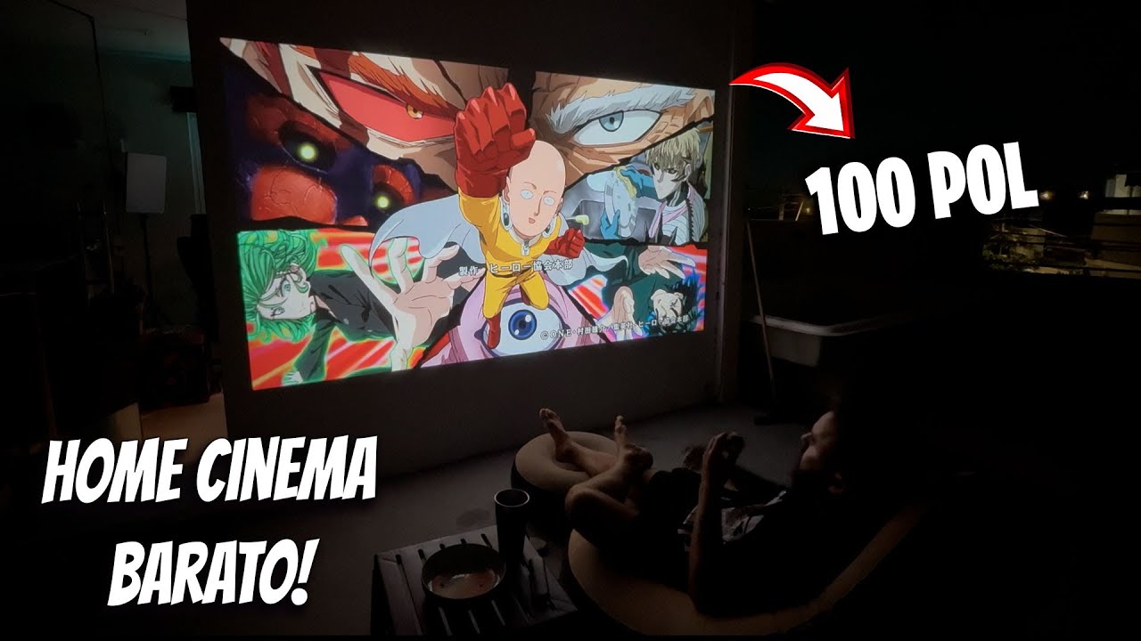 MONTEI UM HOME CINEMA NO MEU TERRAÇO