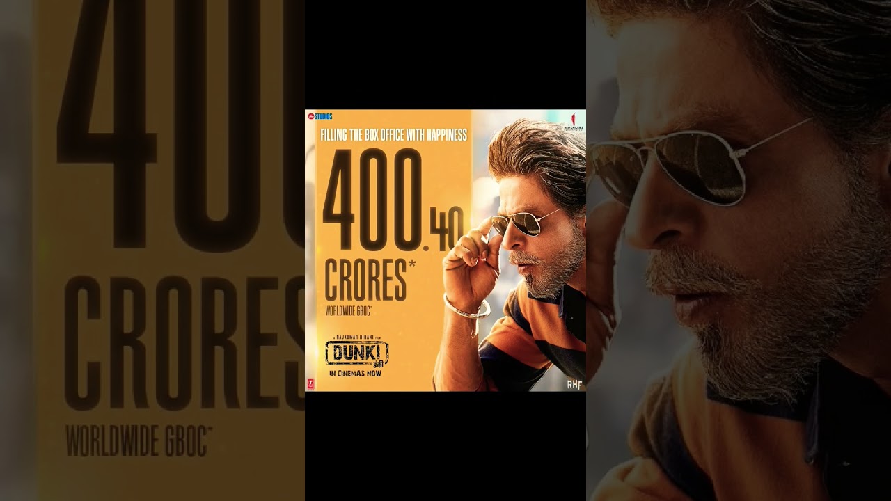 DUNKI worldwide Box office collection #viral #bollywood #dunki #srk