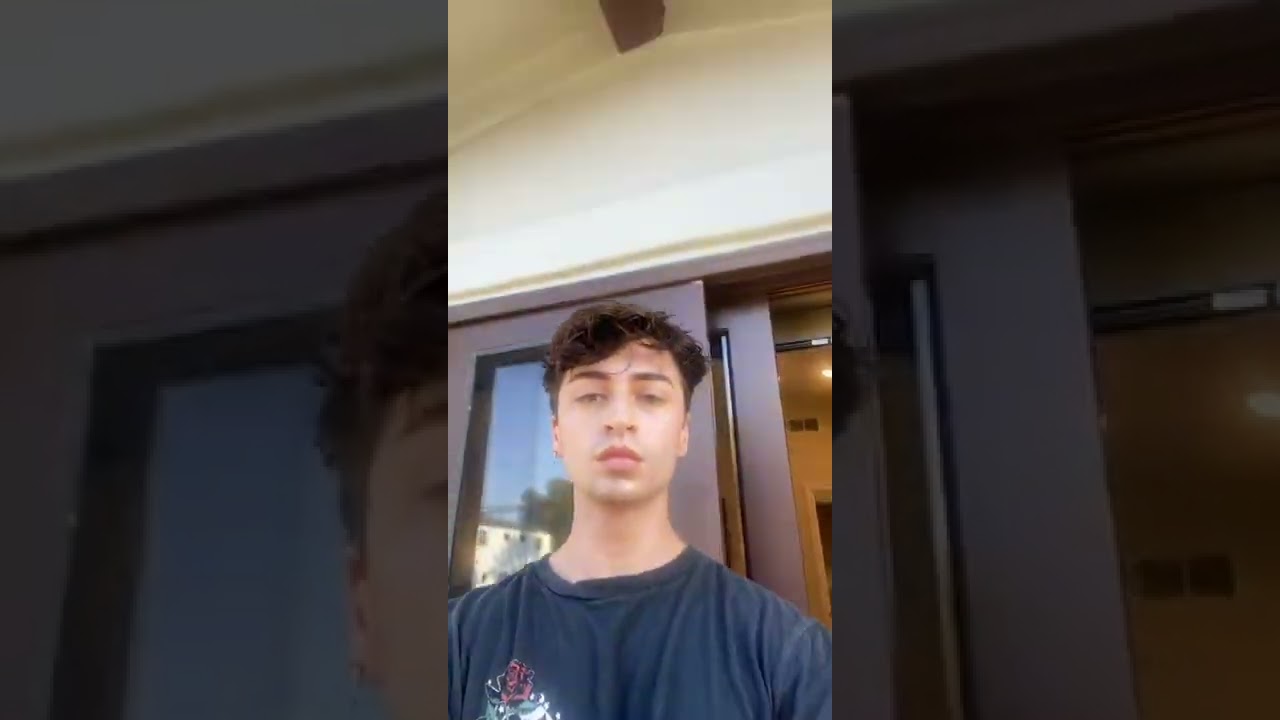 Guy Goes Outside And Part Of Door Hits Back Of Head